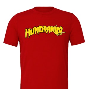 Unisex TriBlend T-Shirt "Hundramania" | Solid Red