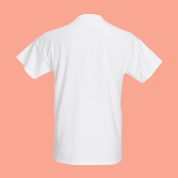 Titty neutral, vit t-shirt (lös passform)