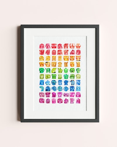 Breast Collage Pride Print, big