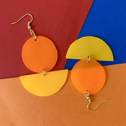 Utförsäljning örhängen: neonorange, neongul (ord. 200 kr)