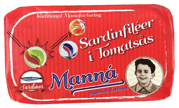 Sardinfiléer i Tomatsås (2 st)