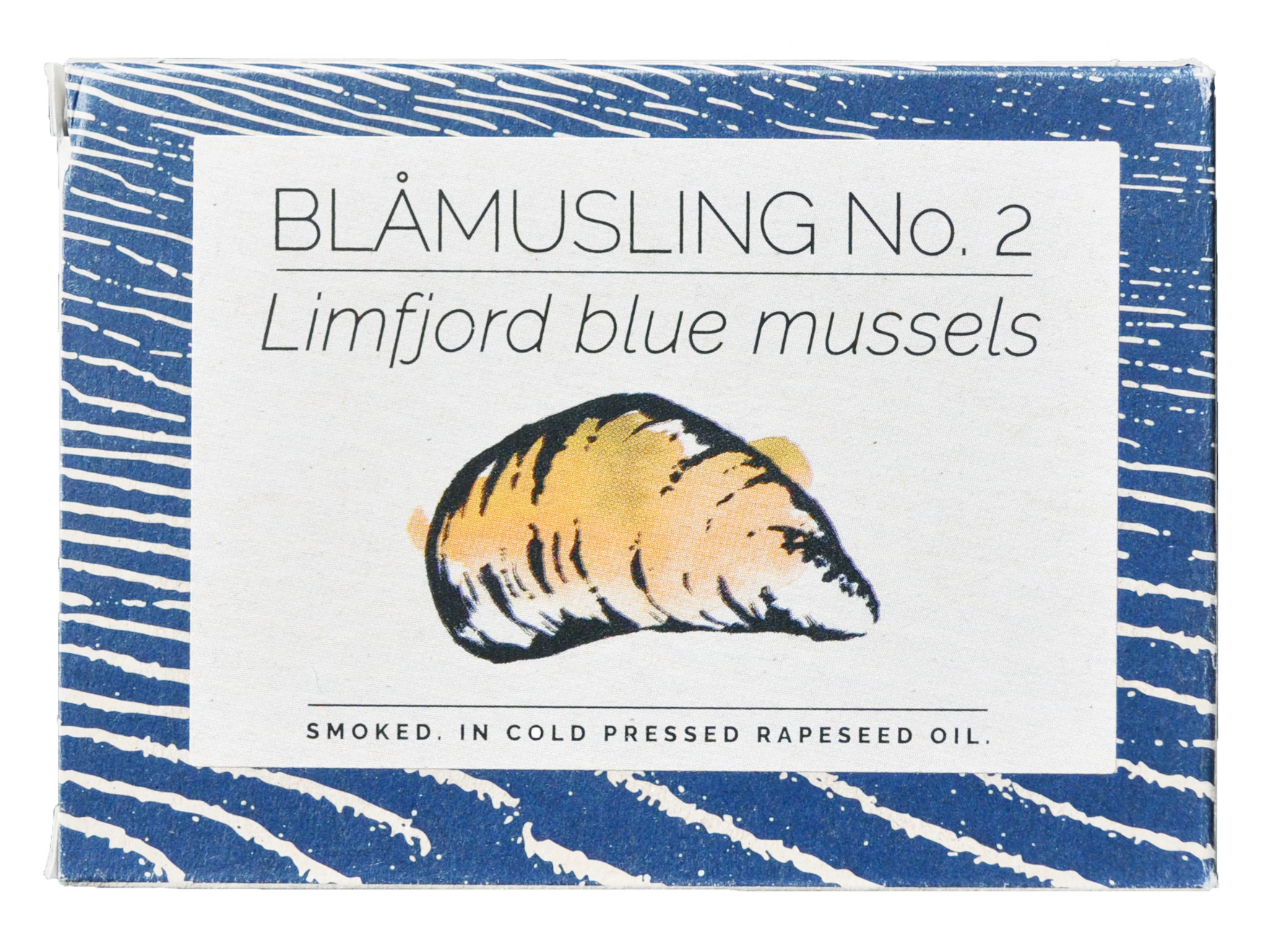 Lättrökta Blåmusslor nr 2 i Kallpressad Rapsolja (2st)