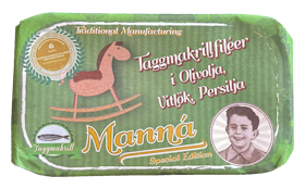 Taggmakrillfiléer i Olivolja, Vitlök & Persilja (2 st)