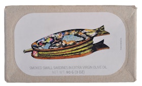 Rökta Små Sardiner i Extra Virgin Olivolja  (2 st)
