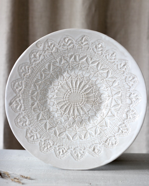 INGRID LARGE CERAMIC SERVING PLATE