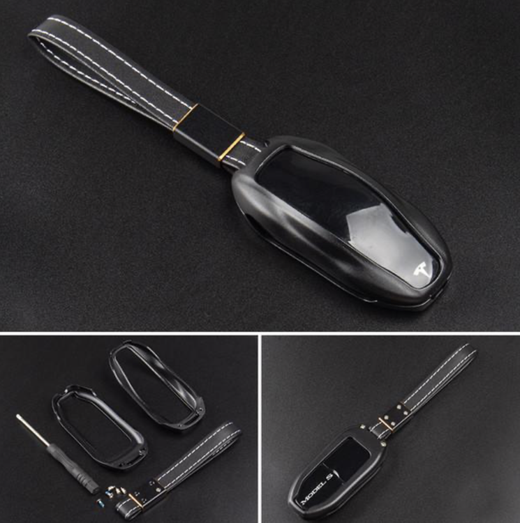 Model S keyfob skydd i många färger metall