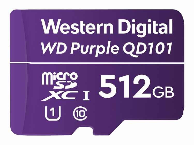 512GB Western Digital WD Purple MicroSD 2.0 cache