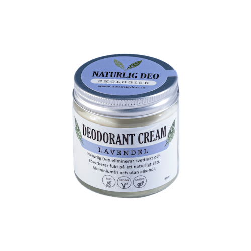 Naturlig Deo - ekologisk deodorant cream 60 ml - Lavendel