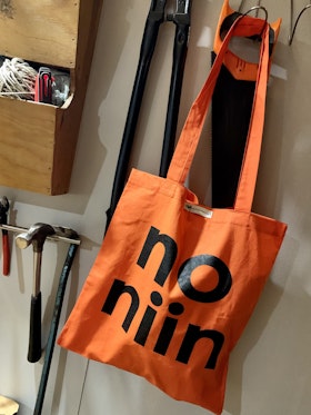 Tygkasse Noniin. Shopping bag, cotton.