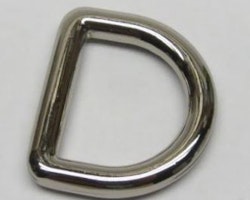 D-ring 20 mm - 3/4 inch Helgjutna
