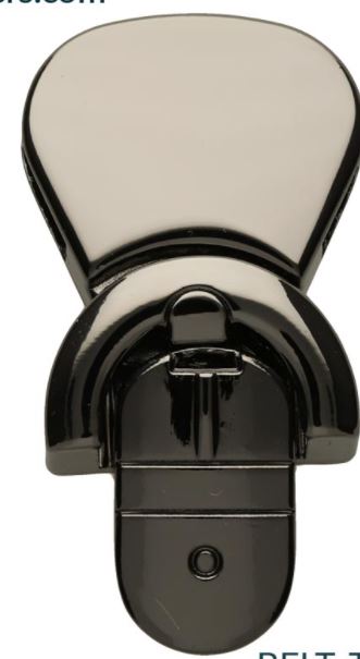 Trycklås - Belttip purse lock Serial Bagmaker