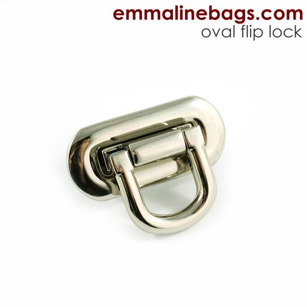 Fliplås - Oval flip lock Emmaline