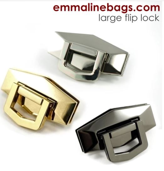 Fliplås - Large flip lock Emmaline bags