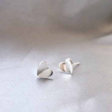 "Lucky Heart" Earrings in silver