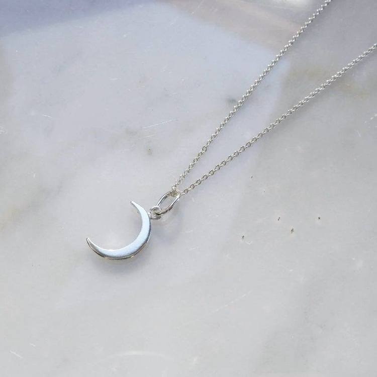 Luna" halsband i silver - Malin Ivarsson Jewelry