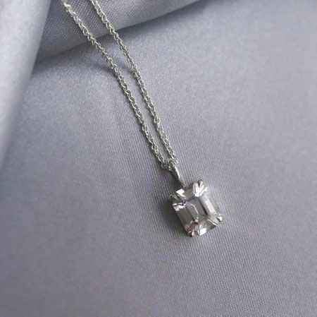 "Swedish Ice" necklace in silver