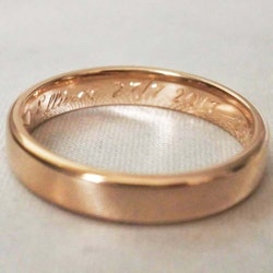 Ring engravings (made by hand)
