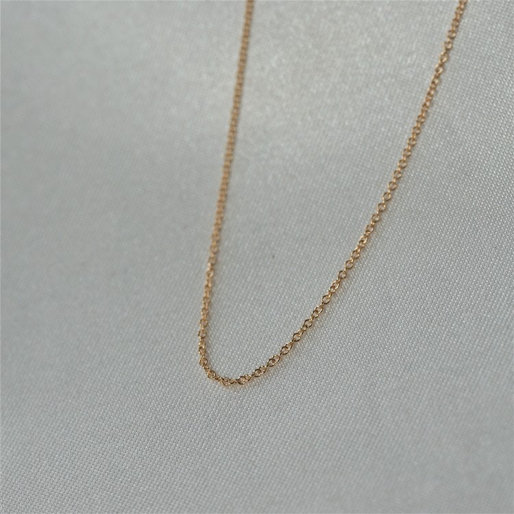 "Anchor super thin" gold chain 42-45cm