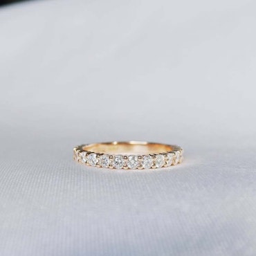 "Barbarella" ring with 0.45ct W/SI diamonds