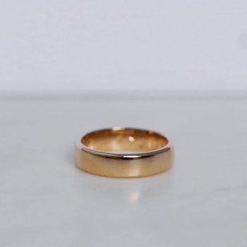 "Uranus" 5mm gold ring