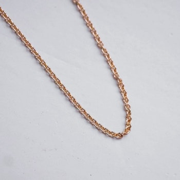 "Anchor" gold chain 1.3mm 45cm