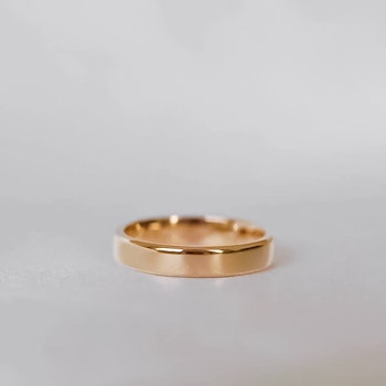 "Uranus" 4mm gold ring