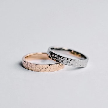 "Polar" 4mm gold ring
