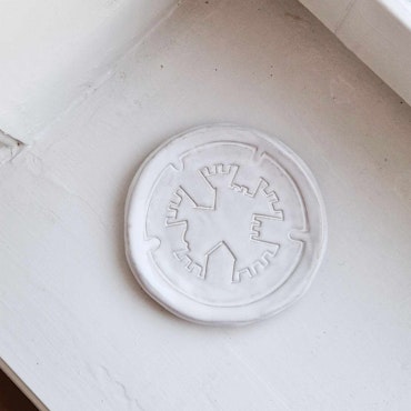 "Ringmuren" jewelry tray white