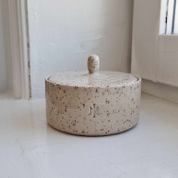 Ceramic jewelry box nude dot