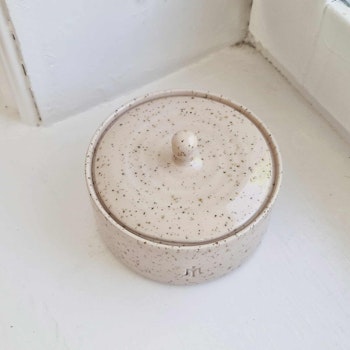 Ceramic jewelry box cherry blossom