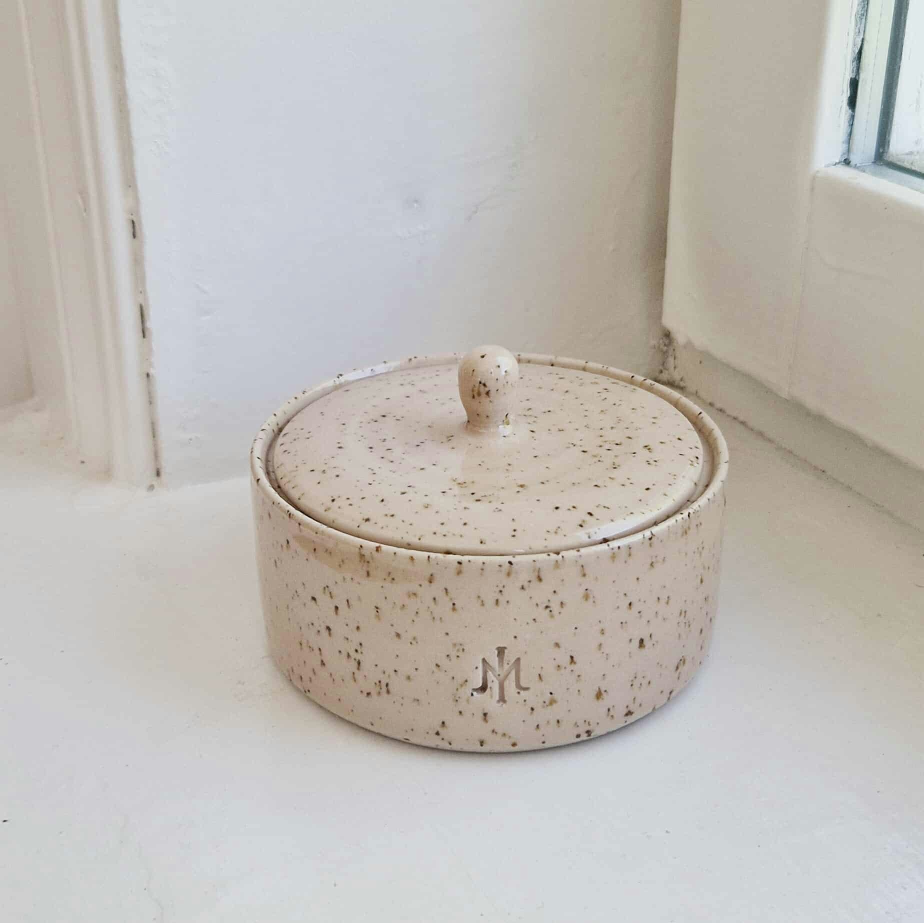Ceramic jewelry box cherry blossom