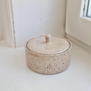 Ceramic jewelry box cherry blossom