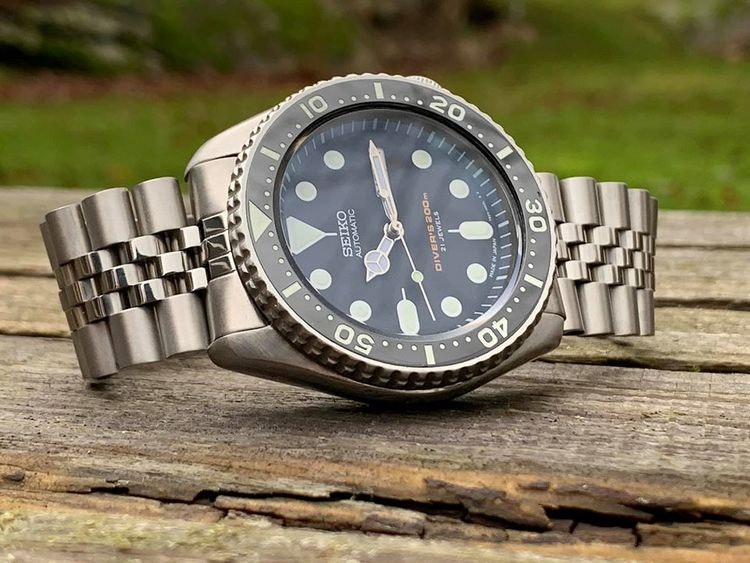 Jubilee bracelet for Seiko SKX silver 22mm 