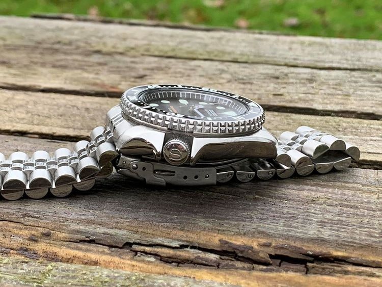 Jubilee bracelet for Seiko SKX silver 22mm