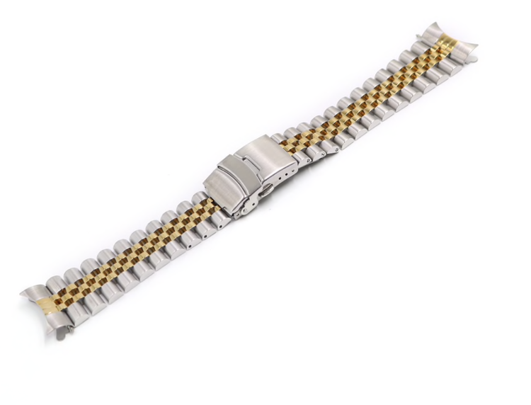 Jubilee twotone bracelet with double clasp 20mm 22mm