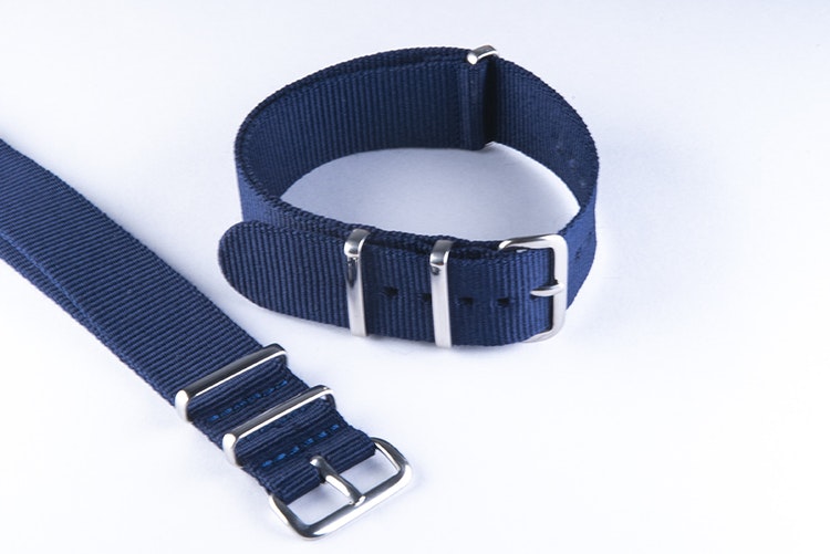 Blue Nato strap 12mm 14mm 16mm 18mm 19mm 20mm 22mm 24mm