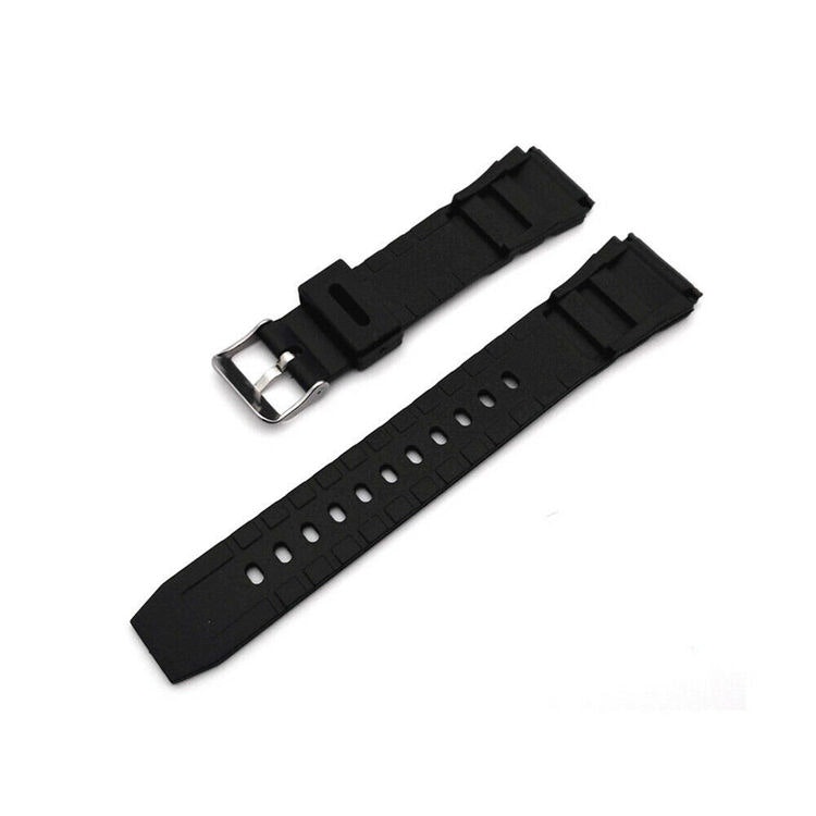 Flat Vent rubber watch strap 18mm 20mm 22mm