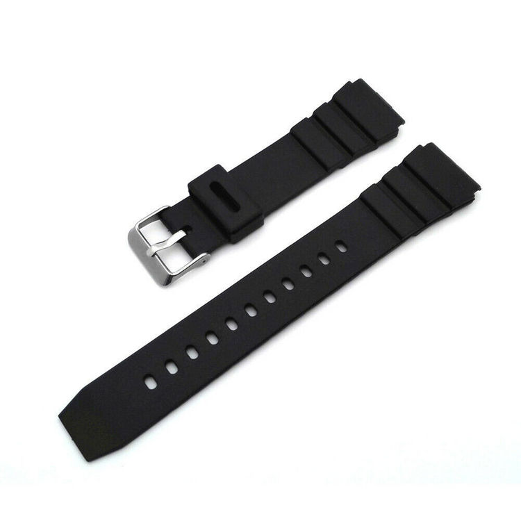 Flat Vent rubber watch strap 18mm 20mm 22mm