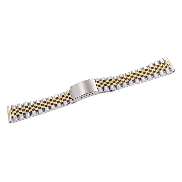 Jubilee bracelet twotone straight end 19mm 20mm 22mm