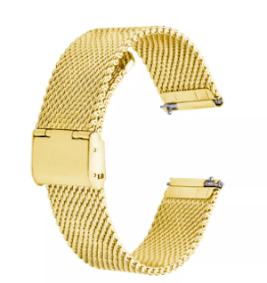 Mesh gold bracelet