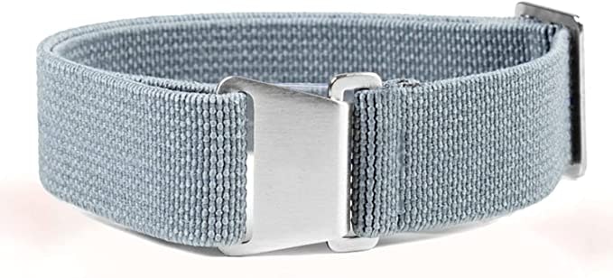 Grey Marine Nationale elastic watch band