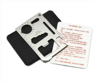 Multitool credit card