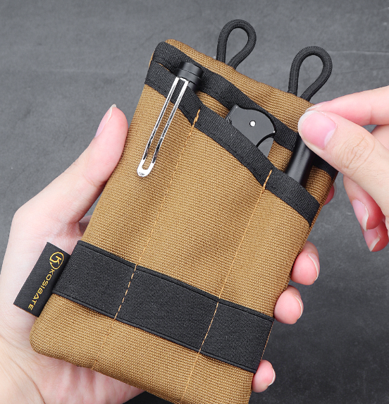 Tactical EDC wallet for money and tools