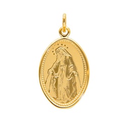 Jungfru Maria Hängsmycke i 18 karat guld