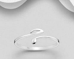 Musiknoter 925 Sterling Silver Ring