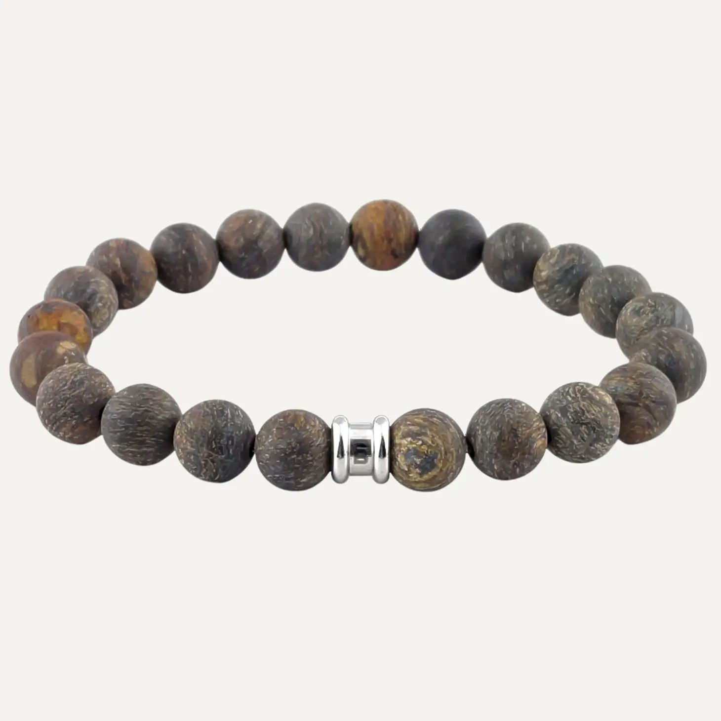 Stones Basic - Matt Bronzite Armband Herr