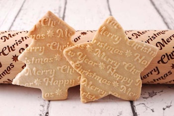 Mönsterkavel Merry Christmas Happy New Year