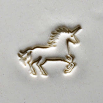 Stämpel Unicorn 4 cm