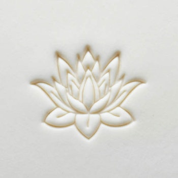 Stämpel Lotus 2 4 cm