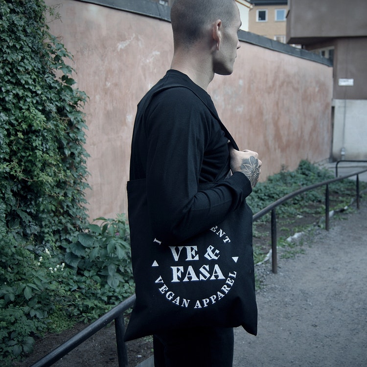 Ve & fasa logo tote bag